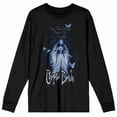 thumbnail image 5 of Corpse Bride Can The Living Marry The Dead? Women's Black Long Sleeve Tee-3XL, 5 of 7