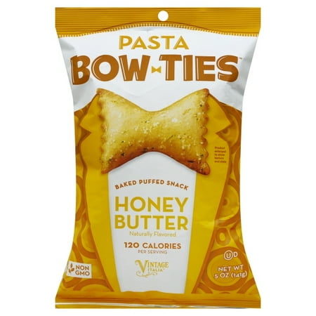 Bow Ties Pasta Honey Butter Baked Puffed Snack, 5 oz