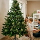 thumbnail image 4 of 12 bolas navideñas de terciopelo flocadas, adornos navideños de plástico, adornos colgantes decorativos para árbol de Navidad., 4 of 5
