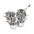thumbnail image 1 of Cucina Mia Stainless Steel 12-Piece Cookware Set, 1 of 5