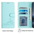 thumbnail image 3 of Flip case for GANGXUN Samsung Galaxy A41 Wallet Case with Kickstand, Card Slots, RFID Block, Cat Design, 3 of 5