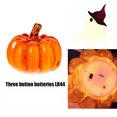 thumbnail image 6 of Kumdkd Mini LED Jack O'Lantern Light - 3” Glowing Halloween Pumpkin Decor Battery-Operated for Desk, Party & Trick-or-Treat Displays (Orange, Shatterproof PVC), 6 of 6