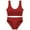 Red, variant on Women's 2 Piece V Neck Seamless Solid Lingerie High Waist Bra And Set Lace up Skirt Set Gents Underpants Underpants Male My Package Underwear Medium Floral Lace Satin Lingerie Set Tough Underwear Lace