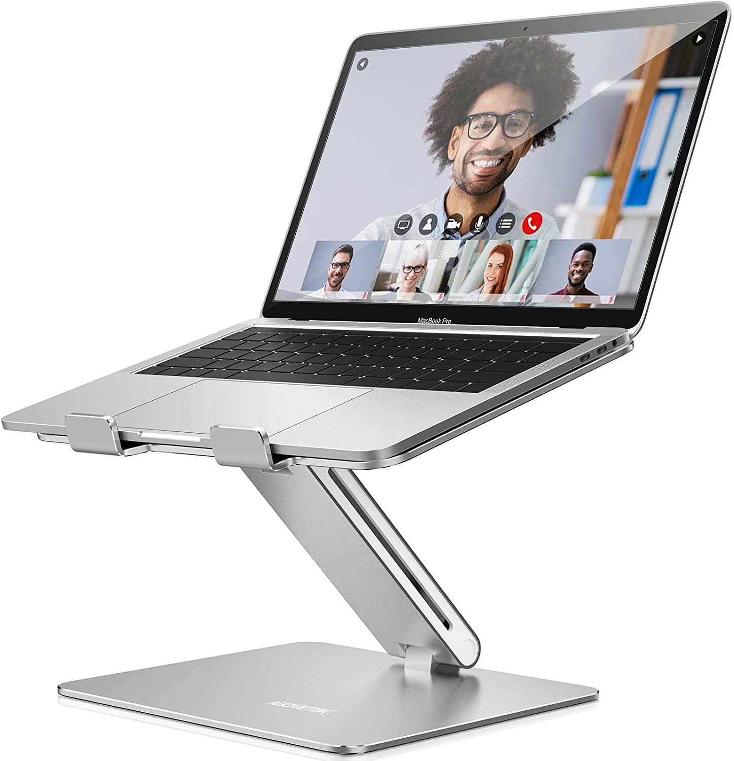Ergonomic Laptops Riser for Desk LANGTU Aluminum Computer Stand Holder Metal Mount Compatible with Mac MacBook Pro Air Lenovo HP Laptop Stand Dell More 10-15.6 Inch PC Notebook 