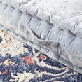 thumbnail image 3 of Safavieh Belia Solid Floor Pillow, 25" x 25" Square, Grey, 3 of 7