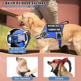 thumbnail image 2 of Chaleco para perros de servicio MOOGROU con etiqueta de identificación y 10 parches, color azul S, 2 of 7