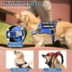 thumbnail image 2 of Chaleco para perros de servicio MOOGROU con etiqueta de identificación y 10 parches, color azul S, 2 of 7