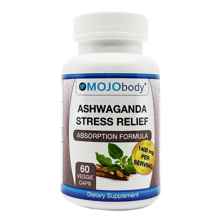 ORGANIC ASHWAGANDHA, 1400MG PER A SERVING REDUCES STRESS AND ANXIETY, BALANCES THE HORMONES AND IMPROVES HEALTH