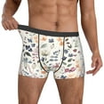 thumbnail image 2 of Kdxio Men's Boxer Briefs with Watercolor Floral Print - Comfortable and Breathable Underwear for Everyday Wear, 2 of 7
