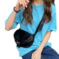 thumbnail image 3 of Bolso Almohada Retro Cuero en Axila para Mujeres Grandes Capacidad Correa Ajustable Compras, 3 of 9