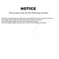 thumbnail image 2 of CMX Front Disc Brake Rotors Pair for Car Dodge Charger with 370mm Diameter Rotor K8-102311, 2 of 8