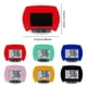 thumbnail image 5 of Eigraketly Contador de pasos electrónico para caminar Contador de calorías Equipos de podómetro digital Distancia de caminata Pantalla grande Azul Ropa Deportiva, Zapatos Rojo Eigraketly OD024289-01, 5 of 6