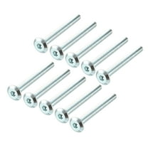M6x60mm Hex Screw Bolts Carbon Steel Zinc Plated 10 Pack