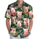 thumbnail image 5 of Camisa de playa con botones para hombre, estampado digital 3D, patrón de pollo, camisa hawaiana para surfear para hombre, camisas casuales de manga corta de talla grande, 5 of 5