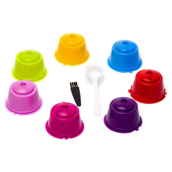 7pcs Coffee Capsules for Nescafe Dolce Gusto Reusable Coffee Filter Cup Pod