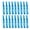 Light Blue, variant on 36PCS Soccer Pattern Elastic Hair Ties & Wristbands - 0.6" Wide No-Crease Stretchy Ribbon Ties for Athletes, Cheerleaders & Sports Fans - Gameday Team Spirit Accessories