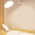 thumbnail image 5 of Clip-on Study Desk Lamp - USB Rechargeable Eye-Care LED Reading Light - Bedside Lamp for Bedroom/Dormitory - Adjustable Brightness for Students, 5 of 6