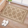 thumbnail image 1 of Indoor Door Mat, 32"x20" Front Door Mat Non-Slip Low-Profile Entrance Rug, Absorbent Resist Dirt Back Door Mat, Machine Washable Door Rugs, Khaki, 1 of 8