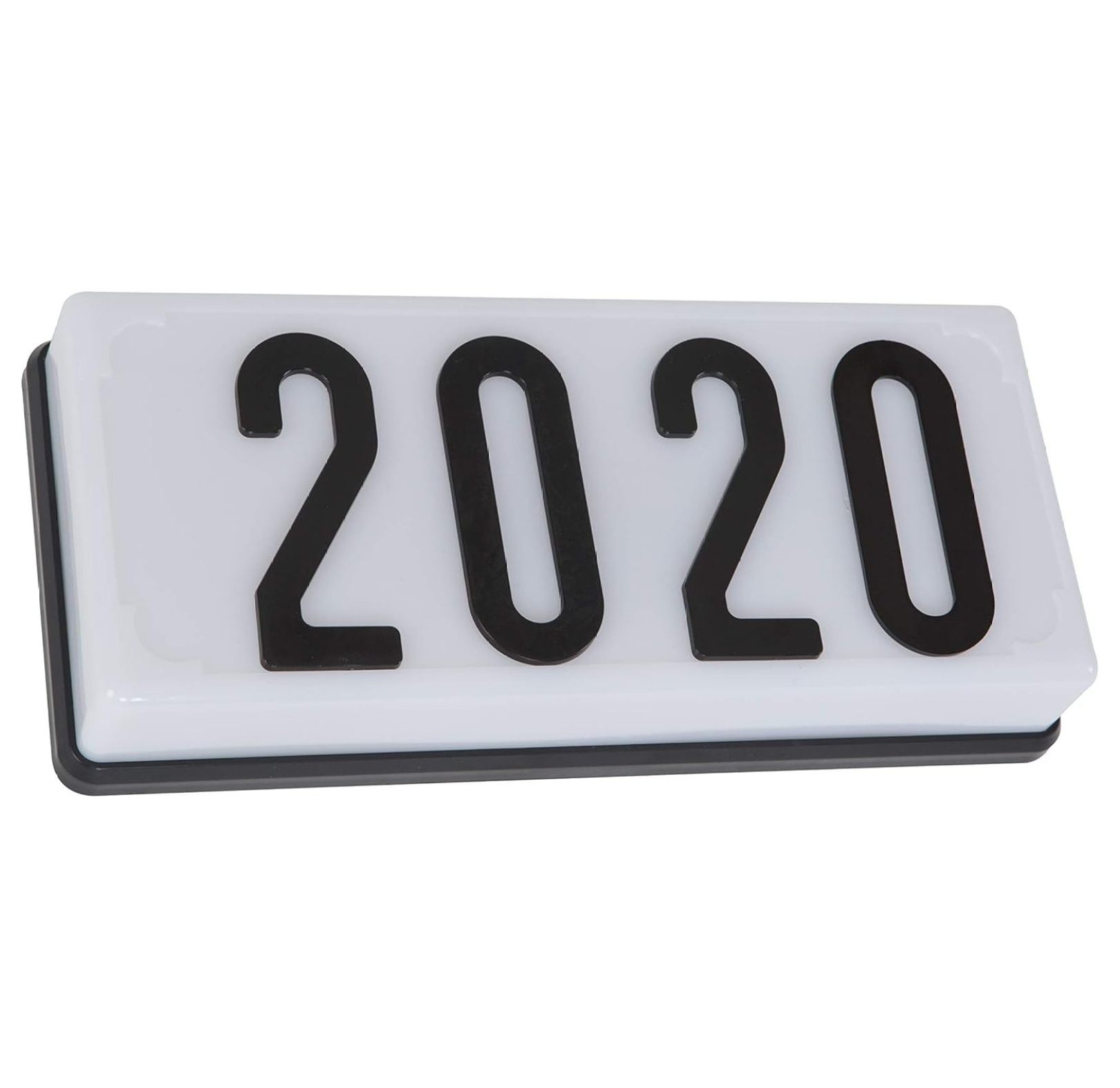 AL000 11.5-Inch Low Voltage Address Light White Frame With Black Numbers