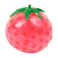 thumbnail image 2 of Tomato Stress Ball, Soft Rubber Beads Sensory Toy, Squeeze Anxiety Relief for Kids, Realistic Pinch Decompression Fruit, Hand-Eye Coordination Training, 2 of 6