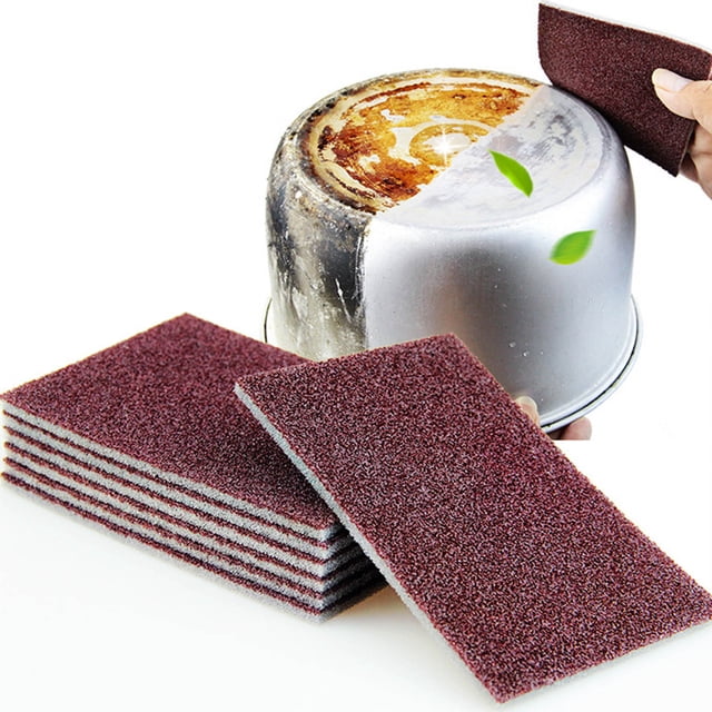 10PCS Carborundum Sponge Emery Sponges For Quickly Cleans Cleaning Sponge Kitchen Cleaning Tool 13.5*9*0.5CM