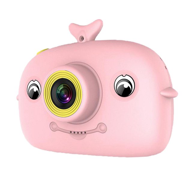 Cámara Digital Compacta 1080P 2.0 Pulgadas para Juguetes de Regalo para Niños - Rosa lente doble Lente doble rosa Sunnimix cámara digital para niños
