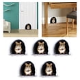 thumbnail image 3 of GROWTH TANK 5x Funny Cartoon Mouse in Hole Tile Decals Skirting Board Sticker Home Decor A, 3 of 8
