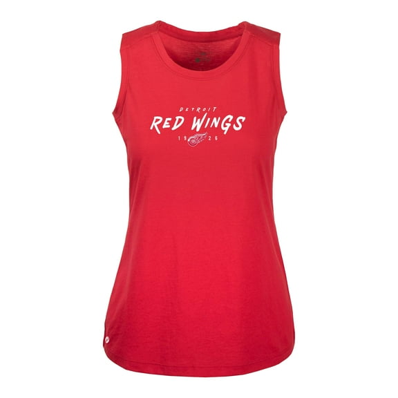 Women's Levelwear  Red Detroit Red Wings  Macy Scratched Tank Top