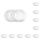 thumbnail image 2 of Tholdsy de silicona de 10 piezas Decoraciones de moda flexibles que brillan intensamente para clubes nocturnos Type1 NO1, 2 of 6