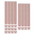 thumbnail image 3 of AMLESO 300 Pack Heart Stickers Self Sticky Scratch Card Stickers for Baby Shower Party Rose Aureate, 3 of 8