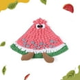 thumbnail image 1 of Fruit Series Peach Watermelon Lemon Pear Shape Pet Sniffing Mat Dog Rabbit Sniff Slow Food Play Blanket, 1 of 2