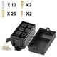thumbnail image 3 of Caja de relés de 12v, bloque de relés de 6 ranuras, bloque de 6 vías/fusibles con relé, fusible impermeable Universal y relé Hy, 3 of 5