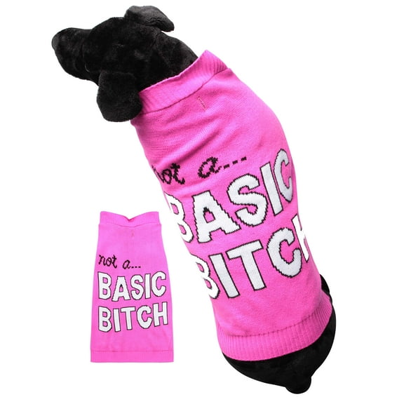 #followme Dog Sweaters Clothes for Dogs 6834-323-XXL (Fuchsia - Not Basic, Dog Small)