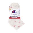 thumbnail image 2 of Champion Girls Lightweight Performance+ Kid Ankle Socks, 10 Pack, Sizes S–L, 2 of 5
