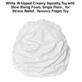thumbnail image 4 of White Whipped Cream Squishy Toy with Slow Rising Foam, Single Piece, for Relaxation, Sensory Squeeze Toy, 4 of 4