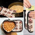 thumbnail image 5 of Yayeee Oven Mitts and Pot Holder Set of 2 Heat Resistant Kitchen Gloves Baking Hot Pad, Pink Cakes, 5 of 5