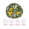 thumbnail image 5 of KLL Cactus 4 Pattern Shower Cap & Bath Cap for Women,Reversible Oversized Waterproof Shower Caps for all Hair Lengths,Elastic Reusable Bathing Hair Cap, 5 of 6