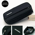 thumbnail image 3 of Cbcbtwo Large Capacity Pencil Cases with Zipper, Black, 3 of 10