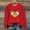 007Red, variant on Generic Womens Cute Turkey Thanksgiving Sweatshirt Long Sleeve Sweatshirts Thanksgiving Printed Loose Casual Tops