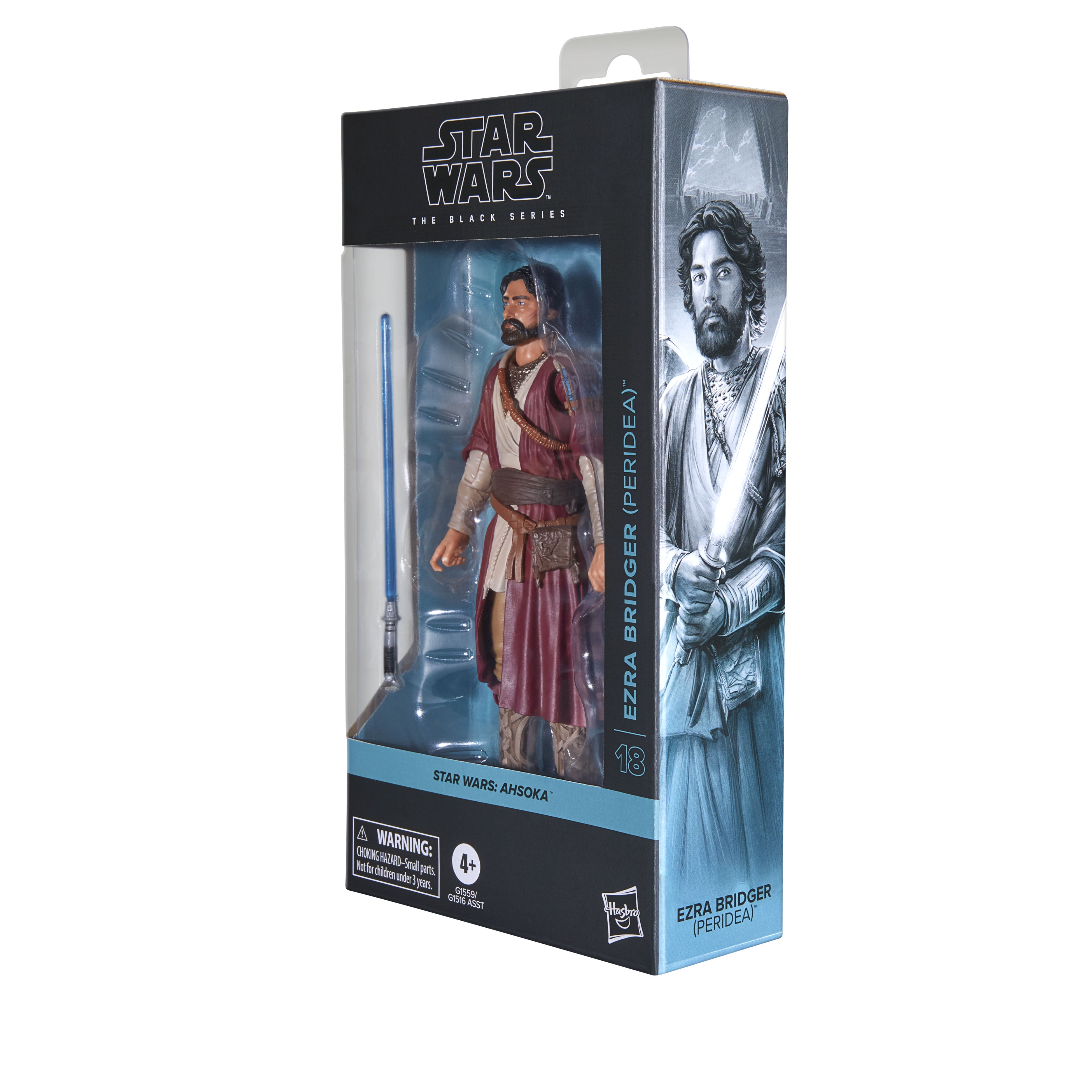 Star Wars The Black Series Ezra Bridger (Peridea), Star Wars: Ahsoka Collectible Action Figure (6”)