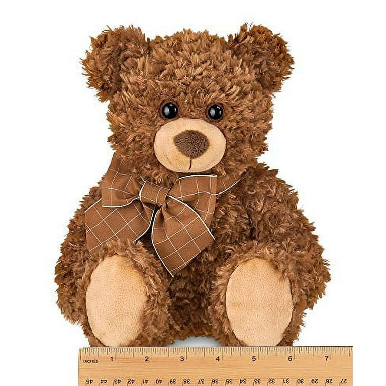 Bearington Baby Shaggy The Brown Teddy Bear Plush, 11 Inch Bear Stuffed  Animal