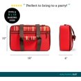 thumbnail image 5 of RACHAEL RAY 5050RR1635 RED LASAGNA LUGGER INSULATED, 5 of 7