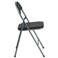 thumbnail image 3 of 4 Pk. HERCULES Series Black Vinyl Metal Folding Chair with Carrying Handle, 3 of 9