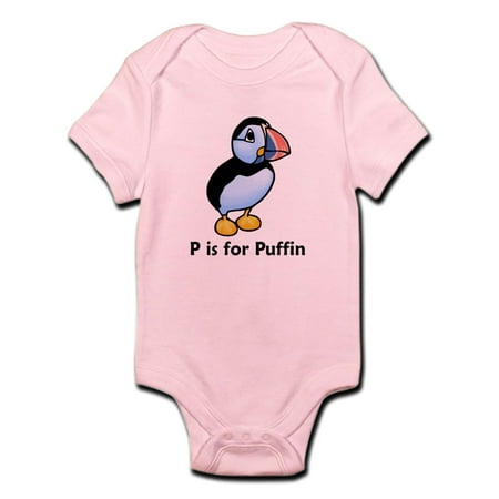 

CafePress - P Is For Puffin Infant Bodysuit - Baby Light Bodysuit