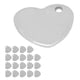 thumbnail image 1 of Etiqueta De Identificación Para Mascotas Etiqueta De Identificación Personalizada Con Nombre De Mascota En Forma De Corazón De Acero Inoxidable, 1 of 7