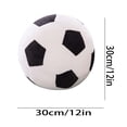 thumbnail image 3 of 11.8in Soccer Plush Toy, Soft Stuffed Sports Ball Doll, Athletic Theme Decorative Plushie for Fans, Fluffy Football Ornament for Home Decor, 3 of 5