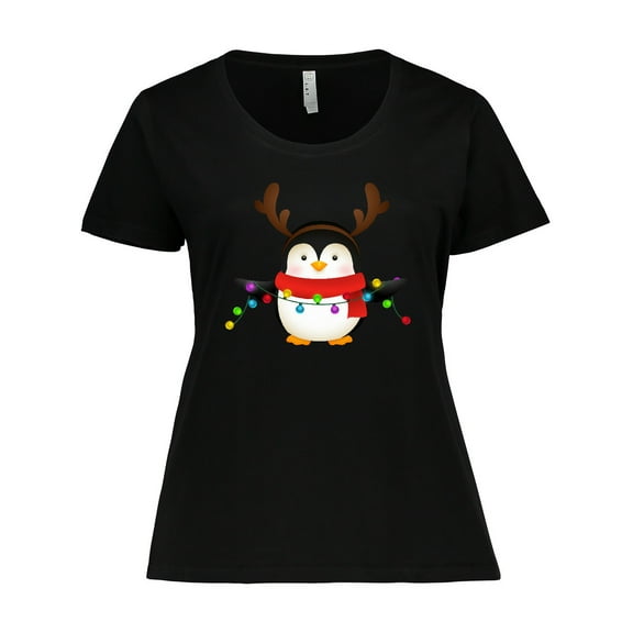 Inktastic Penguin Xmas Women's Plus Size T-Shirt