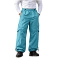 thumbnail image 3 of YABCSAZ Mens Casual Cargo Hiking Pants Lightweight Breathable Quick Dry Elastic Waist Stretch Trousers Outdoor Waterproof Camping Fishing Running Athletic Active Pants Trousers with Pockets, 3 of 9