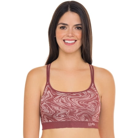 

kindly yours Women s Sustainable Seamless X-Back Bralette