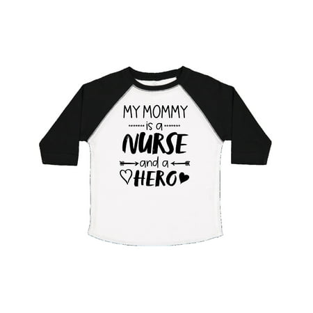 

Inktastic My Mommy is a Nurse and a Hero Gift Toddler Boy or Toddler Girl T-Shirt